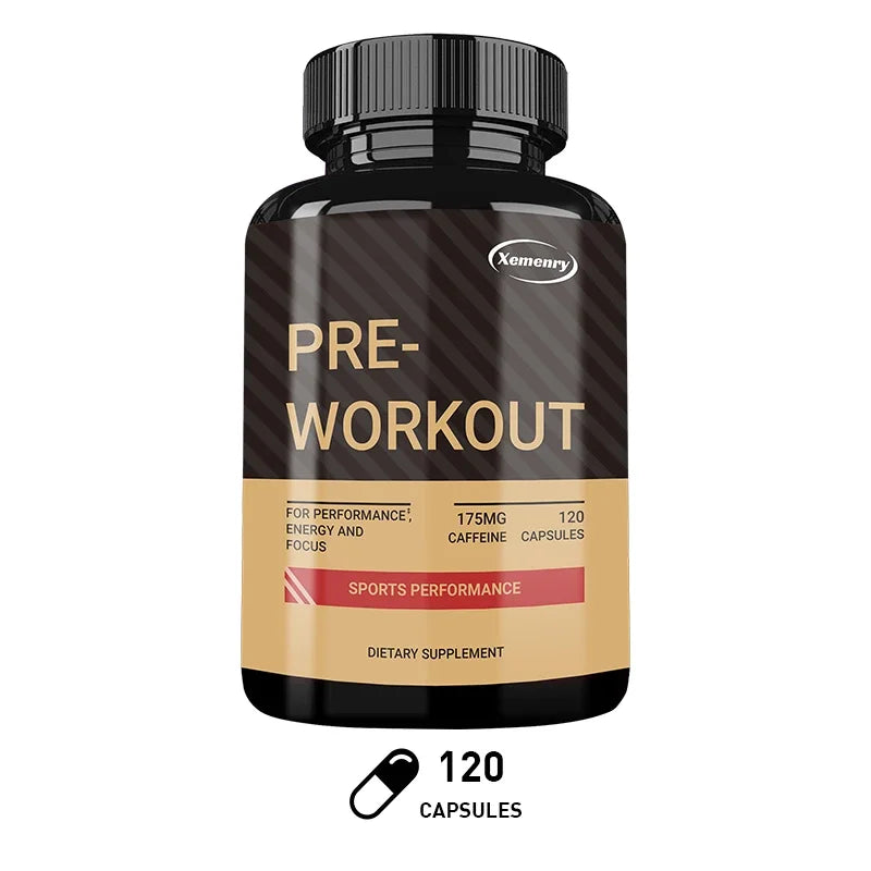 Pre-Workout Supplement - Replenish Energy, To Help Build Muscle, Enhance Energy and Performance