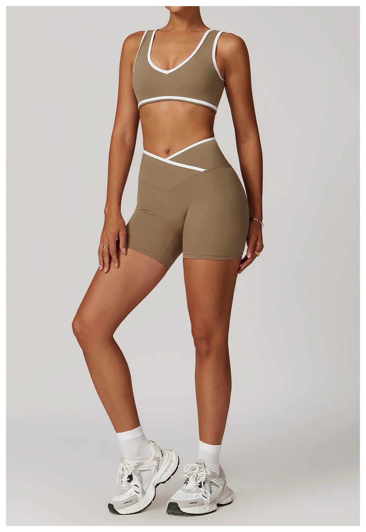 2PCS Yoga Set Women Tracksuit Nude Feeling Workout Sets Gym Clothes Push Up Fitness Running Sportwear Sport Bra Leggings Suit