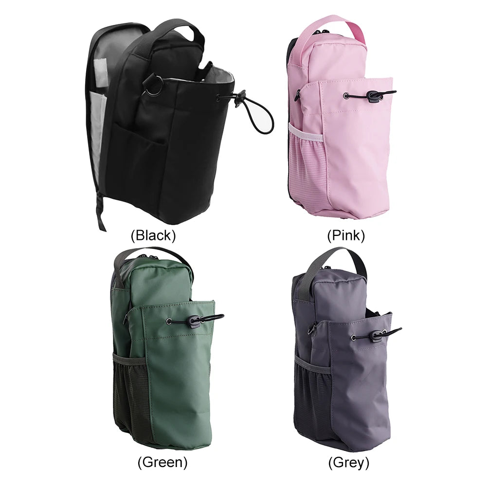 Magnetic Gym Sling Bag Waterproof Magnet Water Bottle Pouch Large Capacity Portable Travel Sports Bag Travel Fitness Accessories
