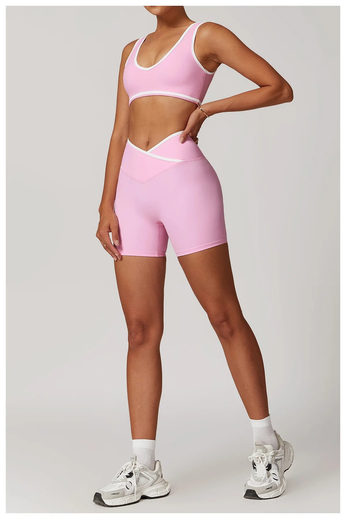 2PCS Yoga Set Women Tracksuit Nude Feeling Workout Sets Gym Clothes Push Up Fitness Running Sportwear Sport Bra Leggings Suit