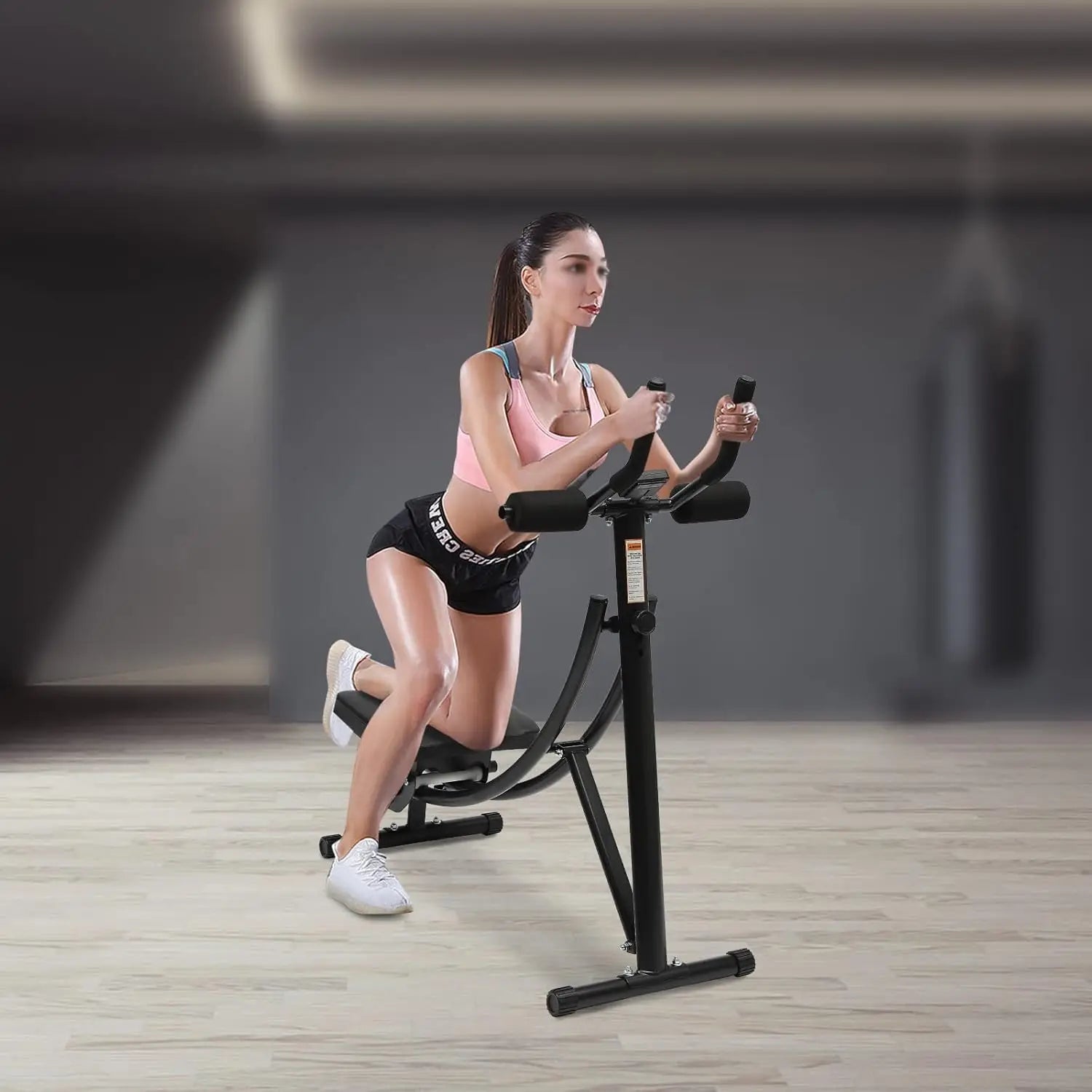 Ab Exercise Machine for Home Use, Less Stress on Neck, Back, and Shoulders, Abdominal/Core Fitness Equipment