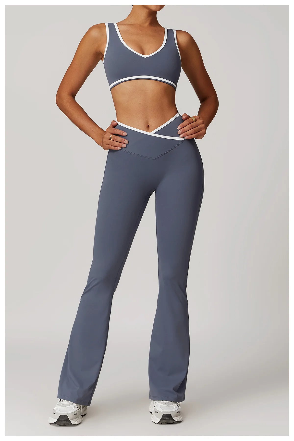 2PCS Yoga Set Women Tracksuit Nude Feeling Workout Sets Gym Clothes Push Up Fitness Running Sportwear Sport Bra Leggings Suit