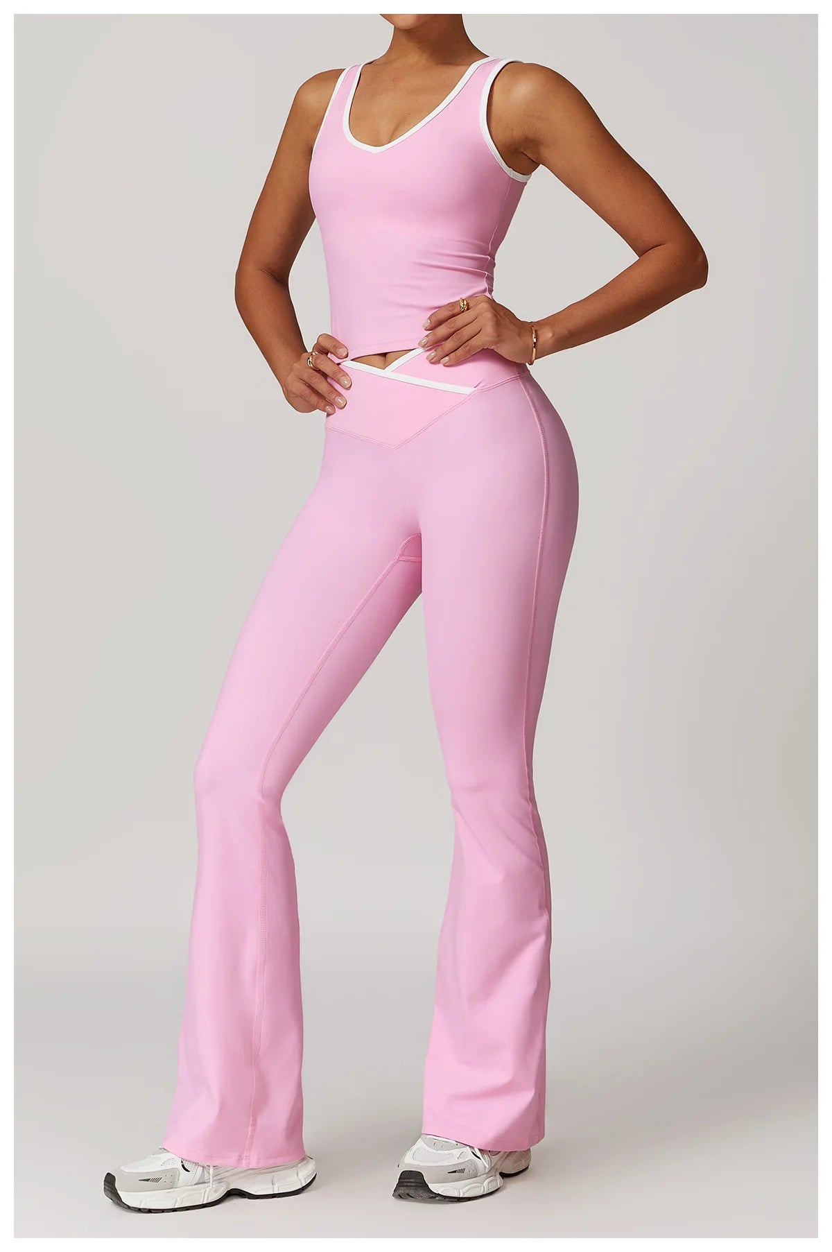 2PCS Yoga Set Women Tracksuit Nude Feeling Workout Sets Gym Clothes Push Up Fitness Running Sportwear Sport Bra Leggings Suit