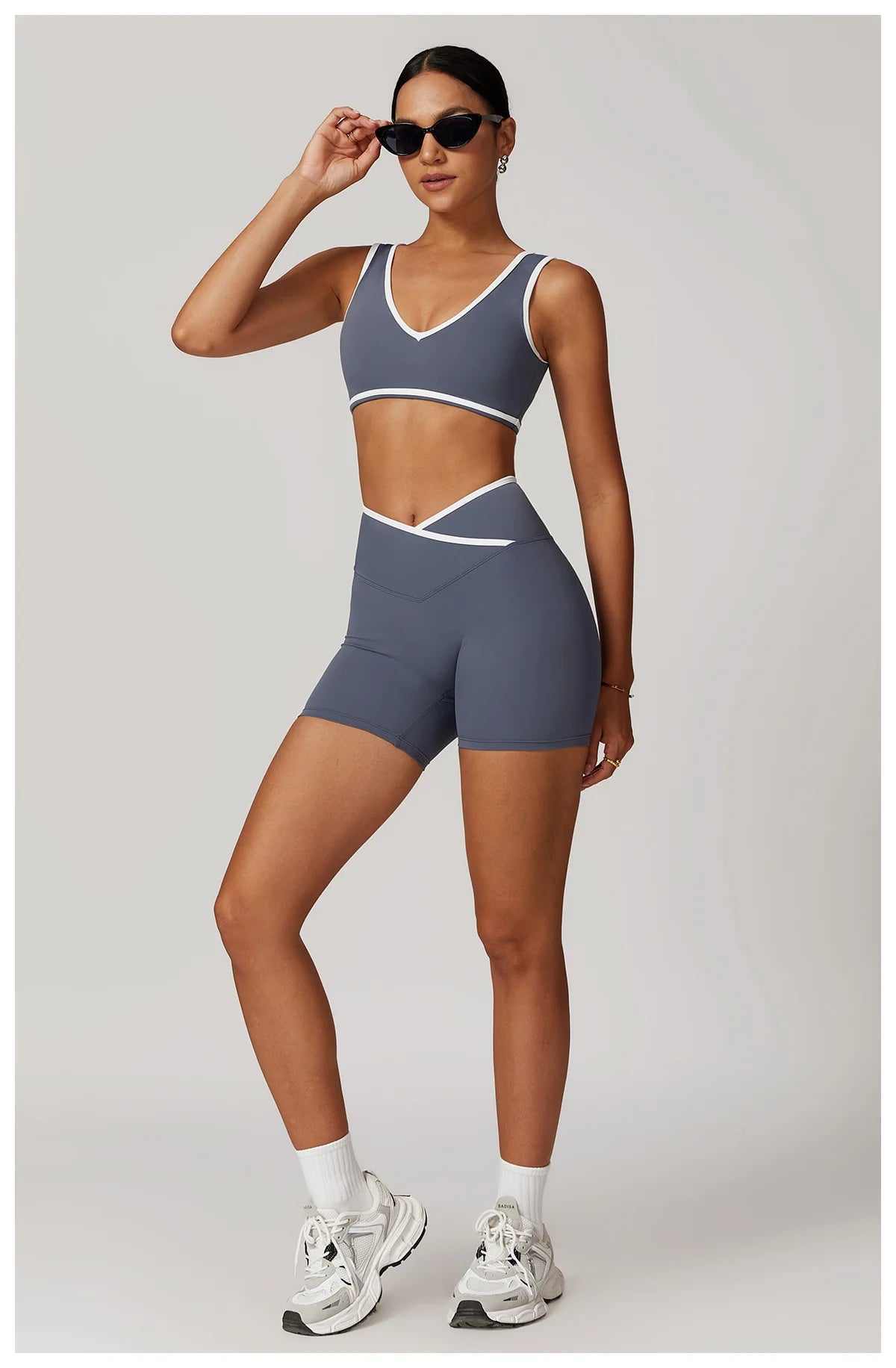 2PCS Yoga Set Women Tracksuit Nude Feeling Workout Sets Gym Clothes Push Up Fitness Running Sportwear Sport Bra Leggings Suit