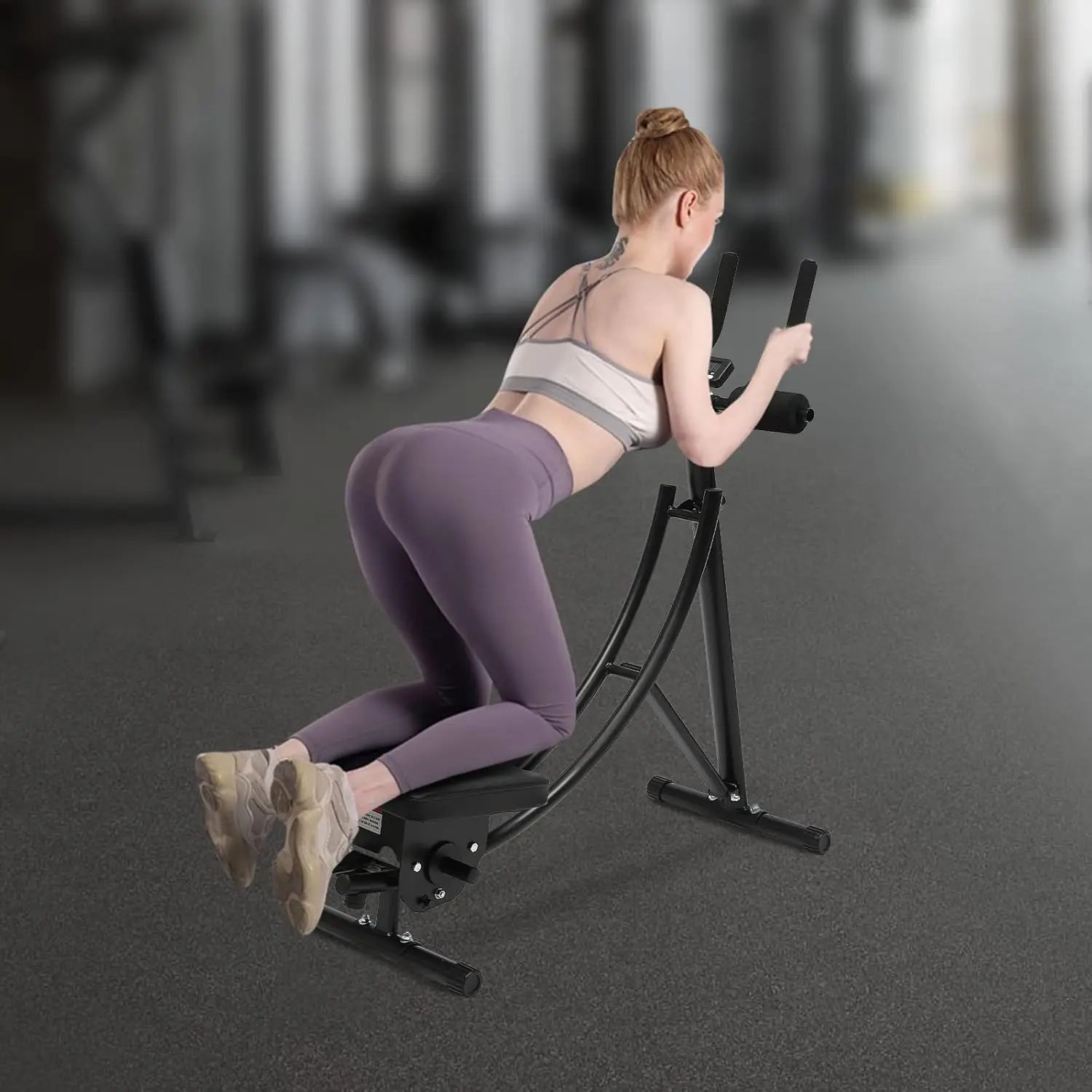 Ab Exercise Machine for Home Use, Less Stress on Neck, Back, and Shoulders, Abdominal/Core Fitness Equipment