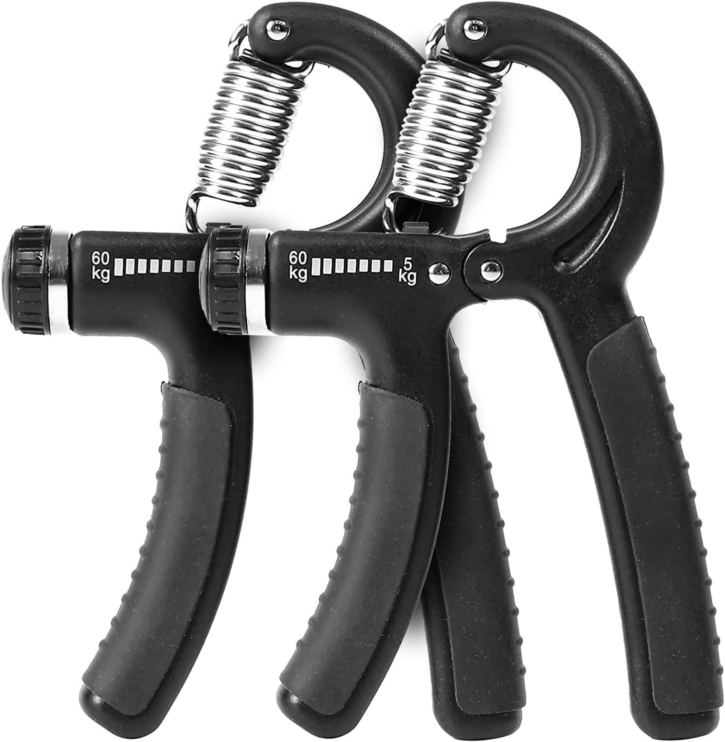 Grip Strengthener, 10-60kg Adjustable Resistance Forearm Grip Hand Trainer Hand Squeezer Finger Exerciser For Men Women Athletes Musicians Wrist Gripper