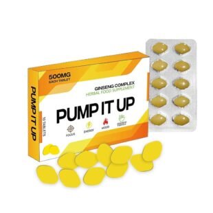 Pump IT UP Gold 500mg | Stronger | Longer | Harder | Performance | Extra Strength Enhancing Pills, Stamina Endurance Booster Supplement Pills for Men | 10 Ginseng LIBIDO Booster...
