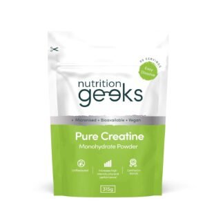 Pure Creatine Monohydrate Powder - 315g (90 Servings) - Easy Dissolve Creatine Powder, Unflavoured & Micronised (Not Creatine Gummies or Creatine Tablets), Vegan Creatine for...