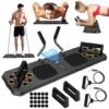 Push Up Board with Automatic Count, 24 in 1 Press Up Board Exercise Equipment for Home Use, System Fitness Floor Chest Muscle Exercise Professional Equipment Burn Fat for Men &...