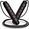 Skipping Rope - Jumping Rope Adjustable For Men Women Kids - Jump Rope For Exercise Fat burning Workout Home or Gym personal Training Rope