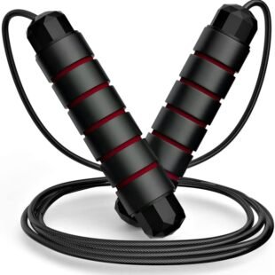 Skipping Rope - Jumping Rope Adjustable For Men Women Kids - Jump Rope For Exercise Fat burning Workout Home or Gym personal Training Rope